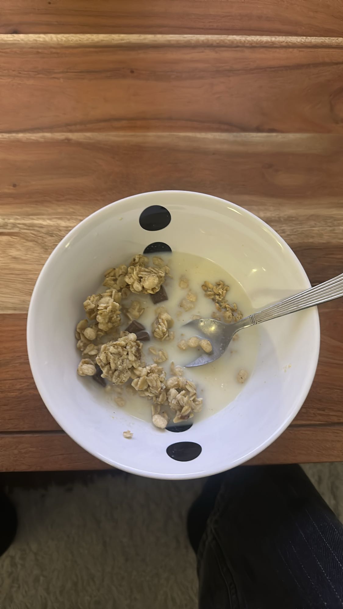 Granola au lait