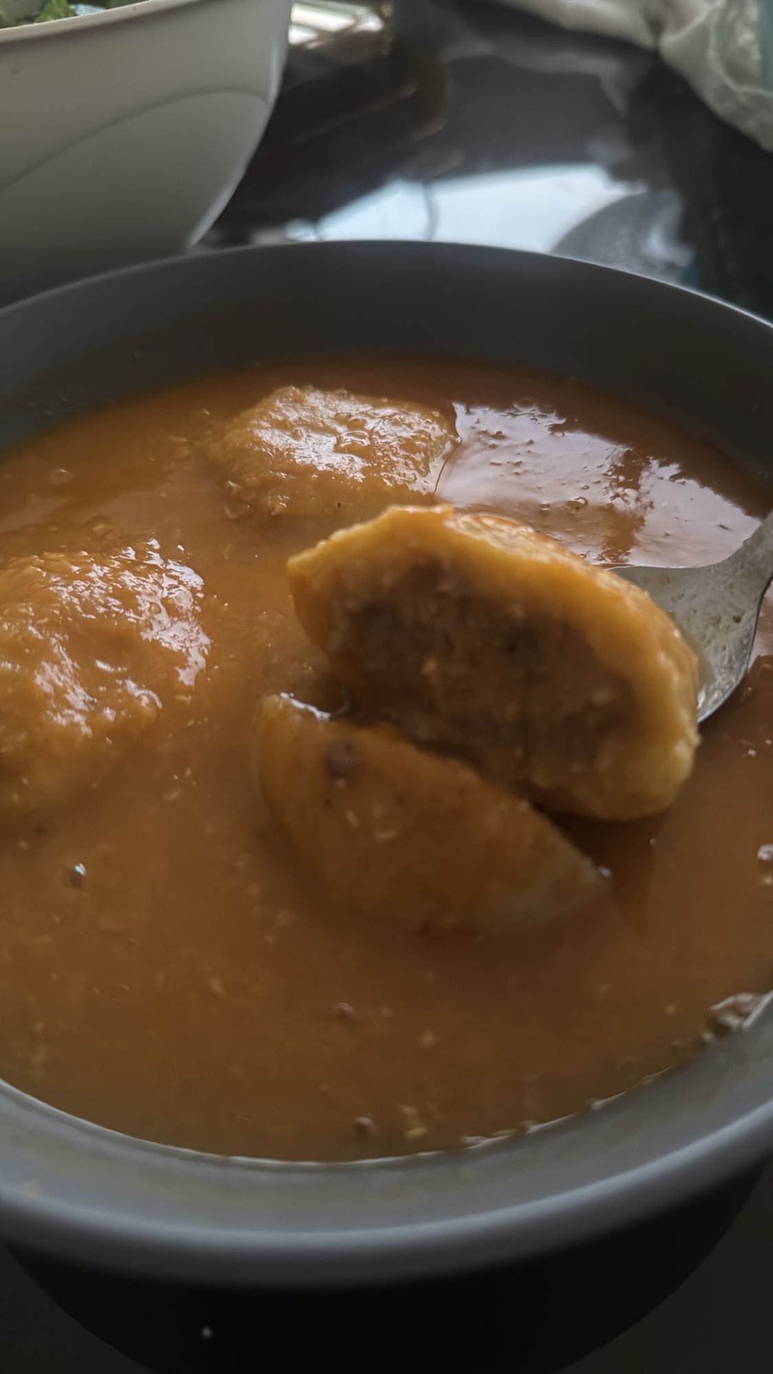 Lentil Soup with Bulgur and Meat Dumplings