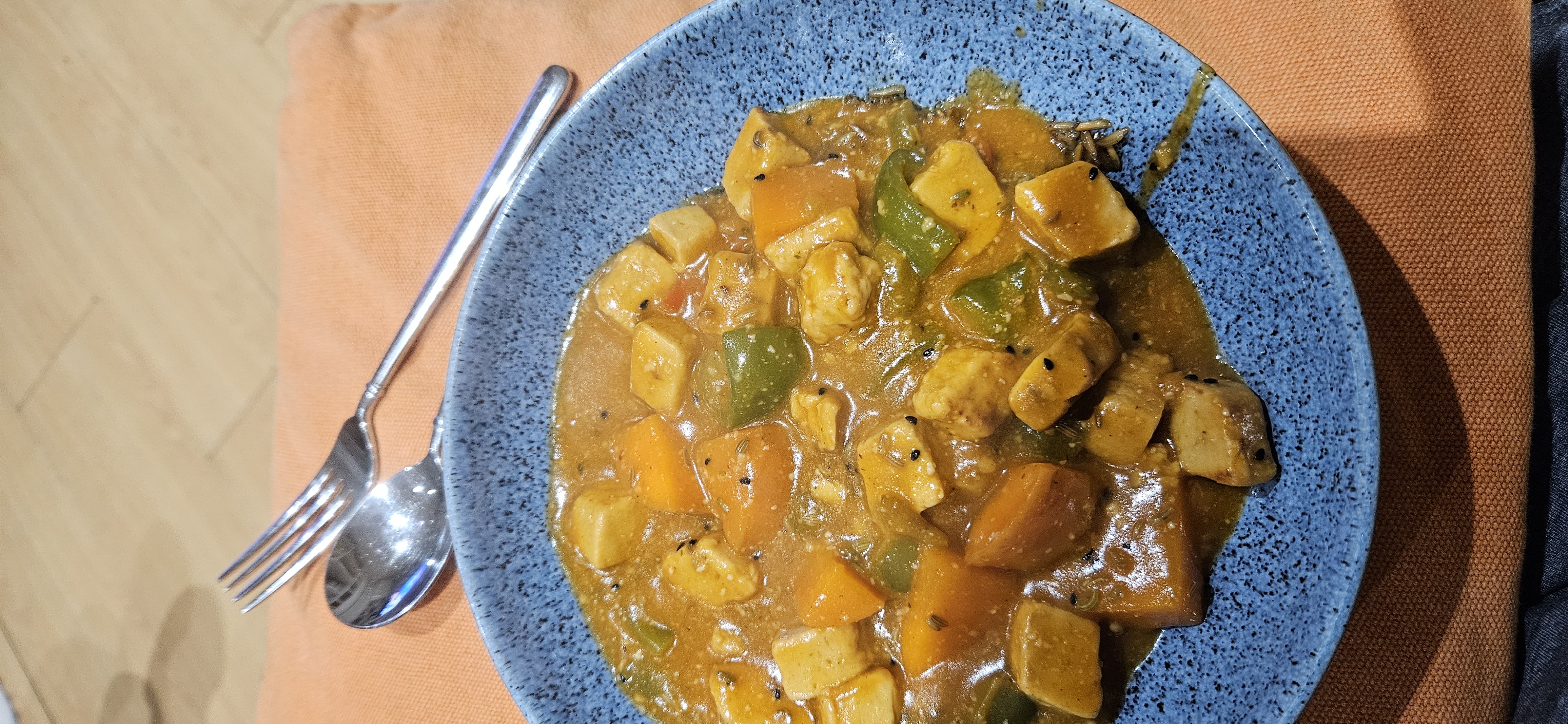 Vegetable Curry with Quorn and Pilau Rice
