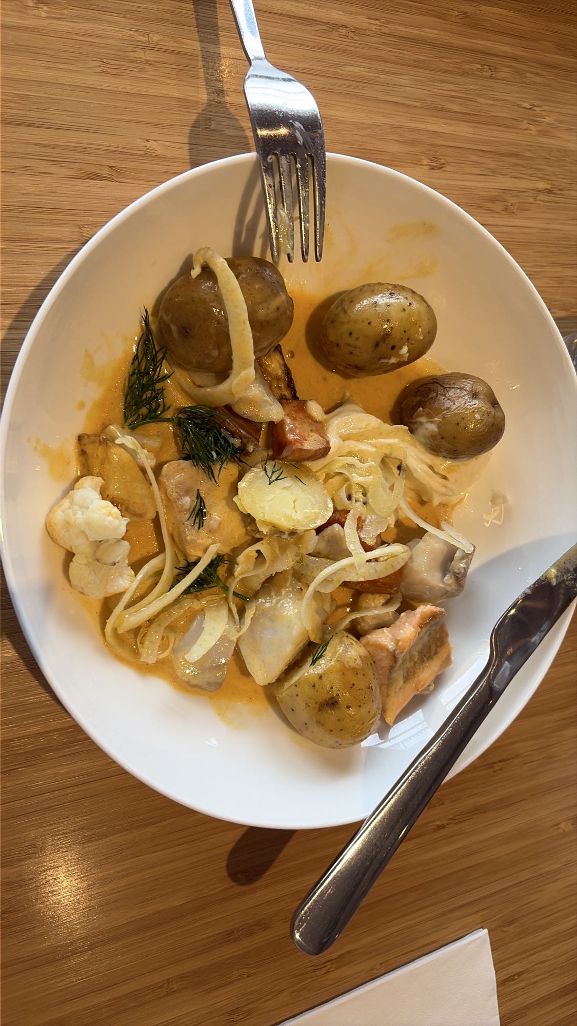 Laxgryta med potatis