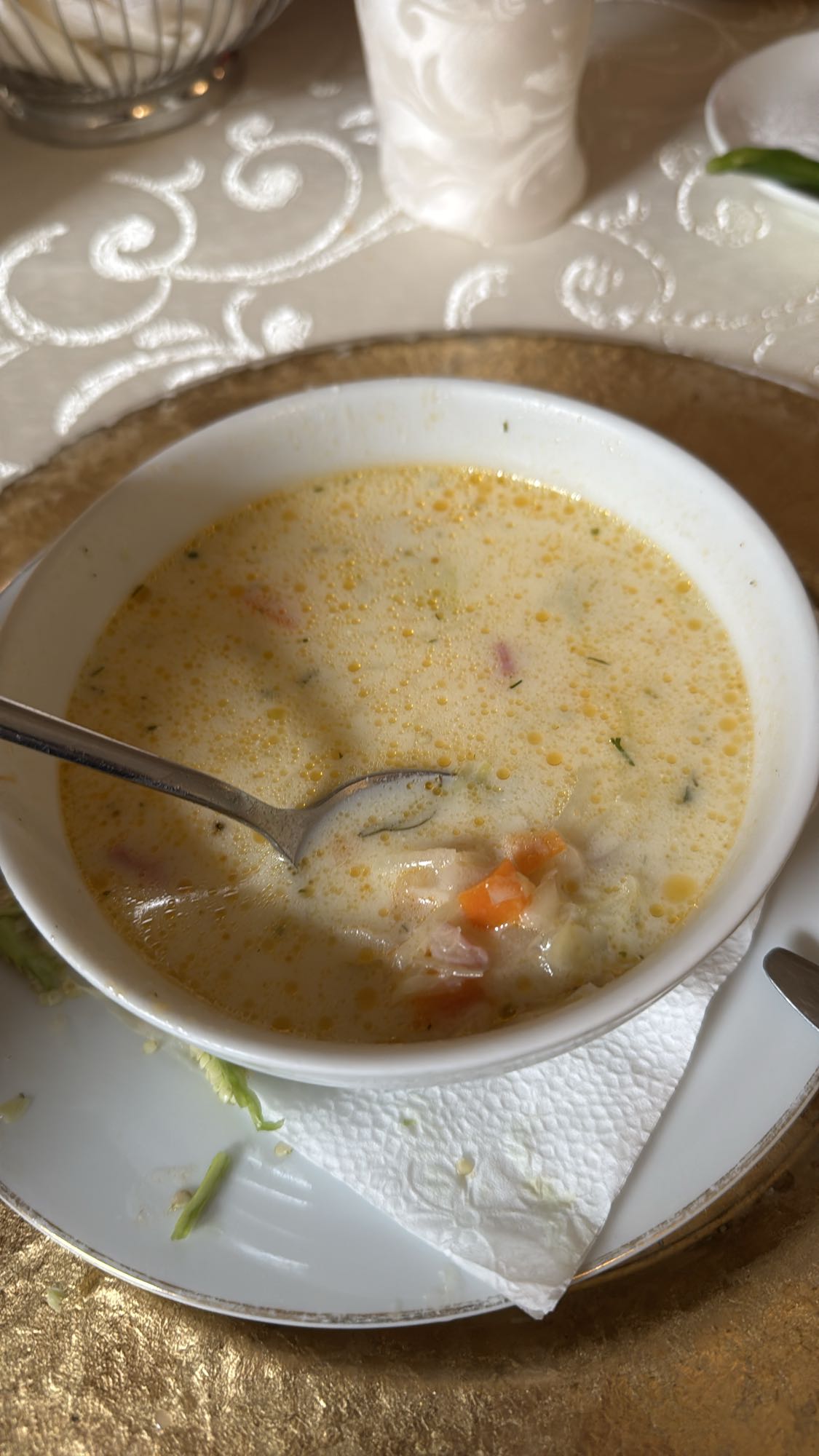 Sour Cabbage Soup with Smoked Meat