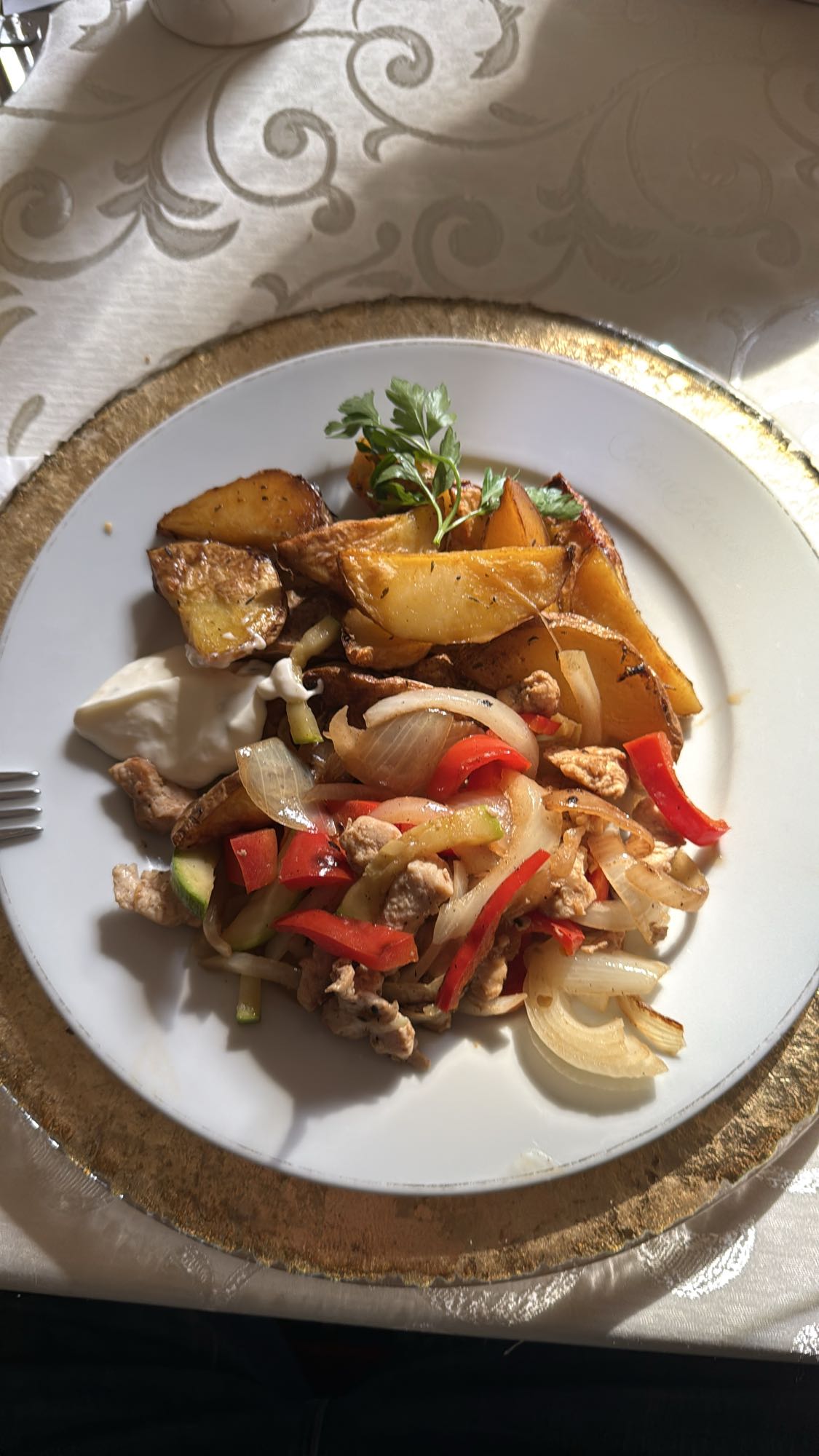 Chicken Veg Potatoes