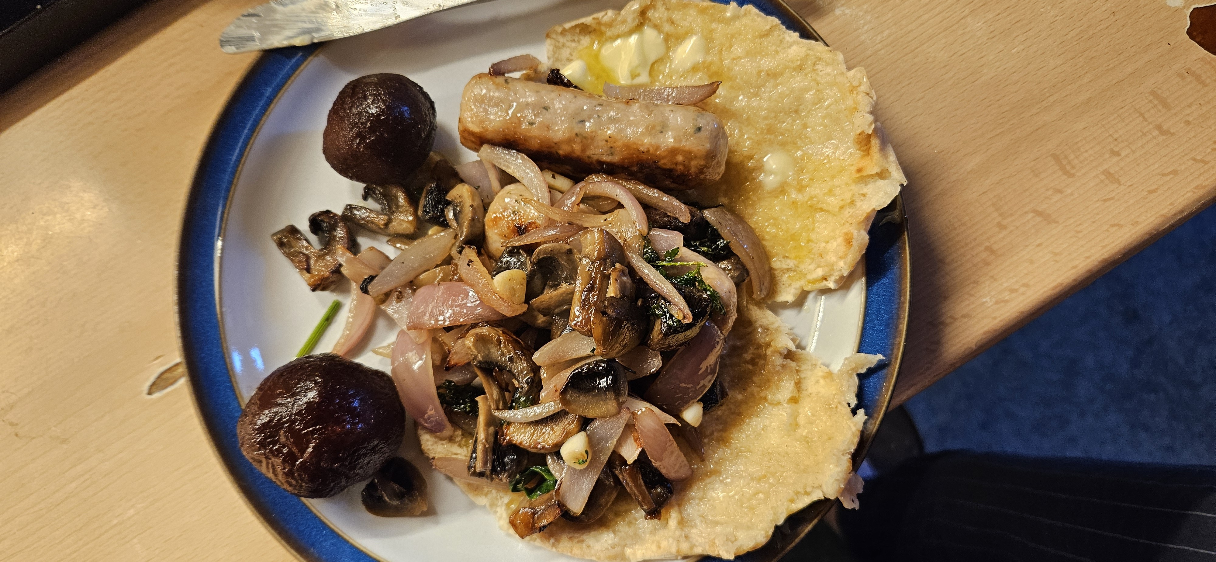 Pita Sausage Plate