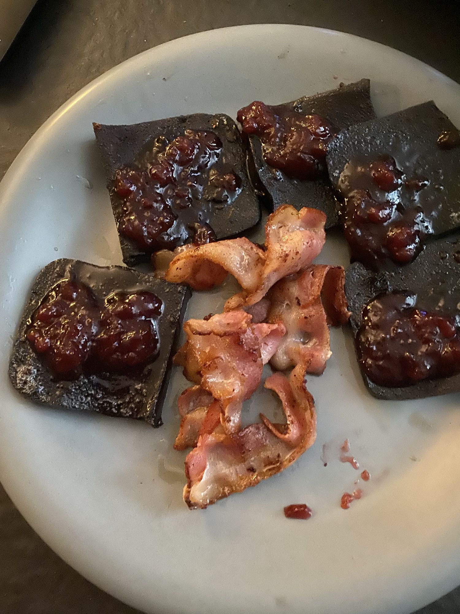 Blodpudding med bacon