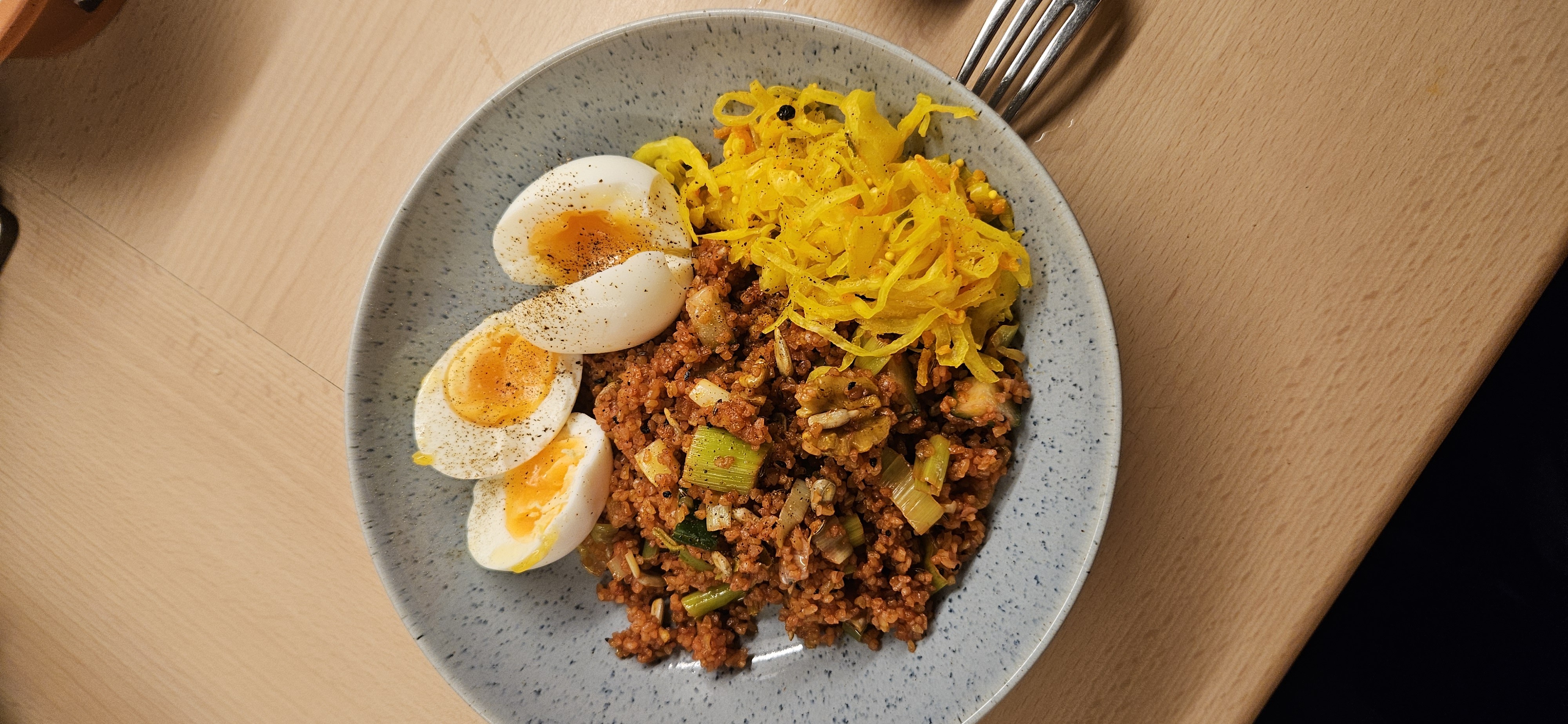 Kimchi Bulgur Bowl