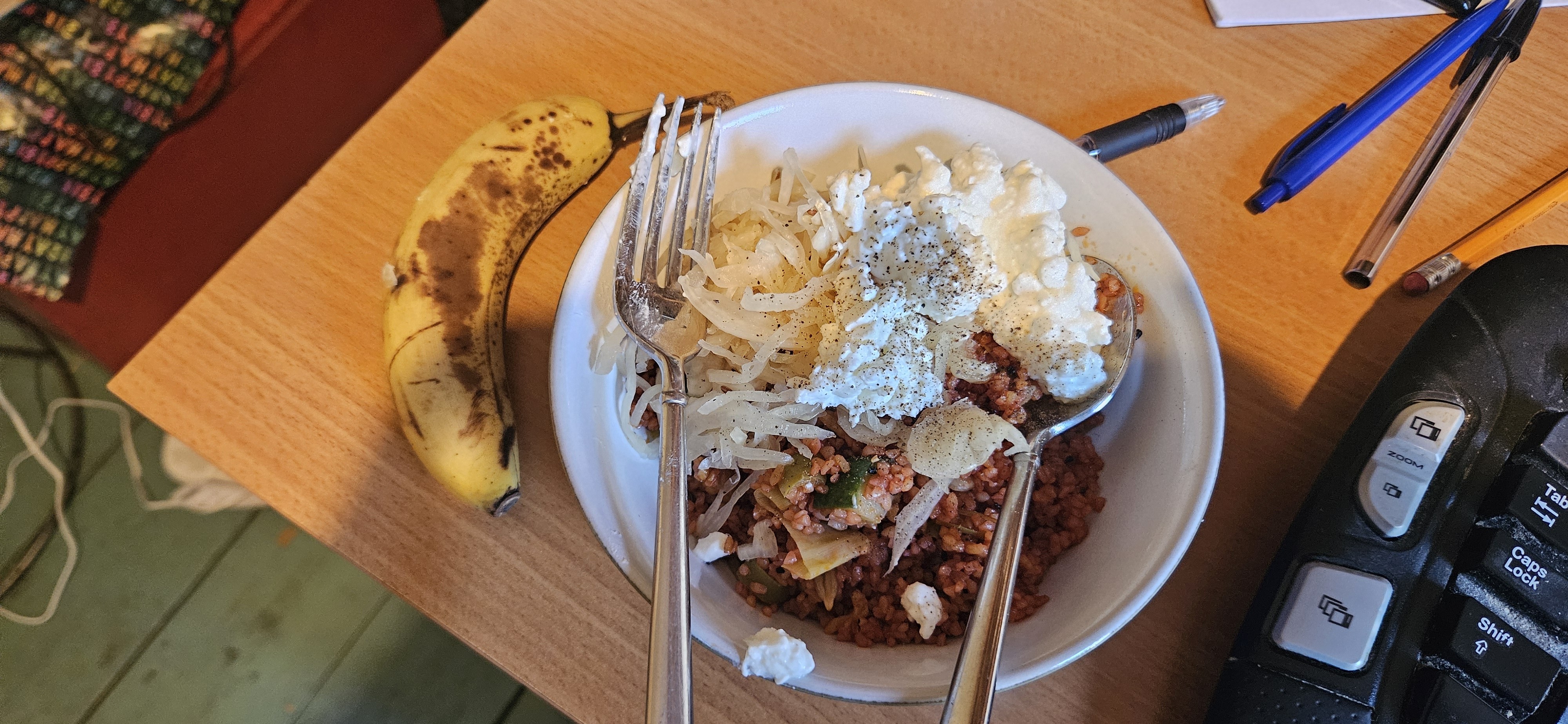 Bulgur Bowl with Banana