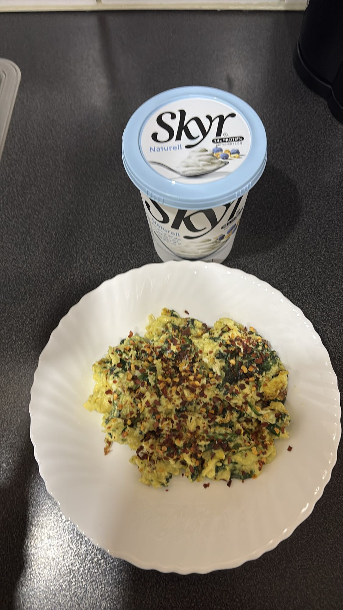 Eggerøre med skyr