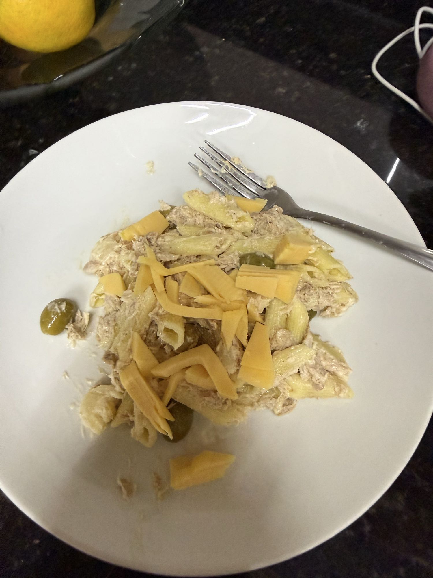 Macarrão com frango