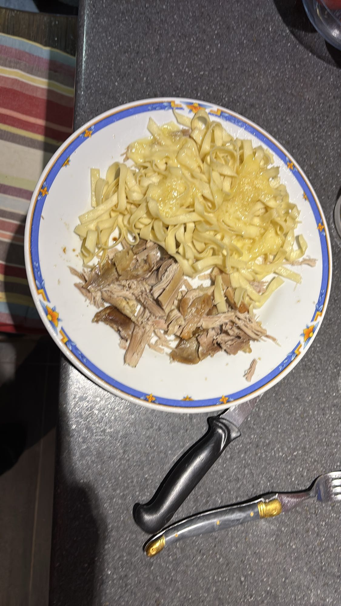 Pâtes au poulet