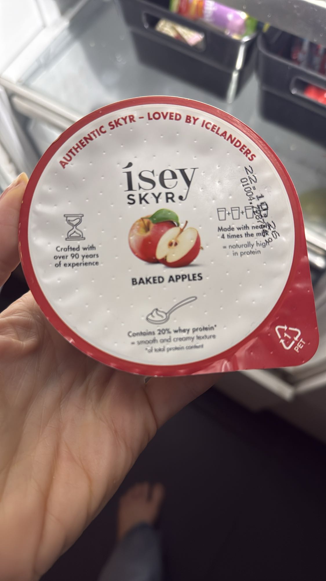Skyr gebakken appel