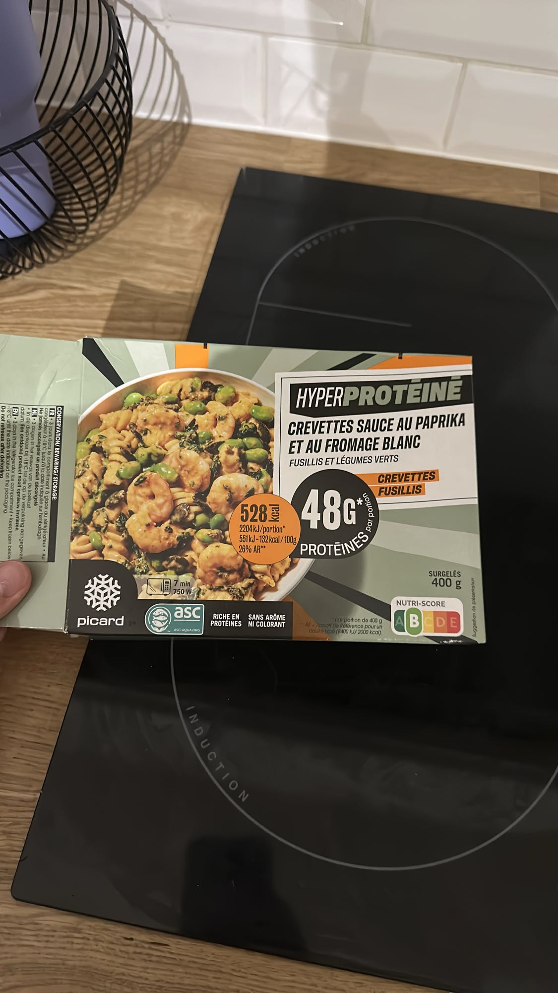 Crevettes fusillis paprika