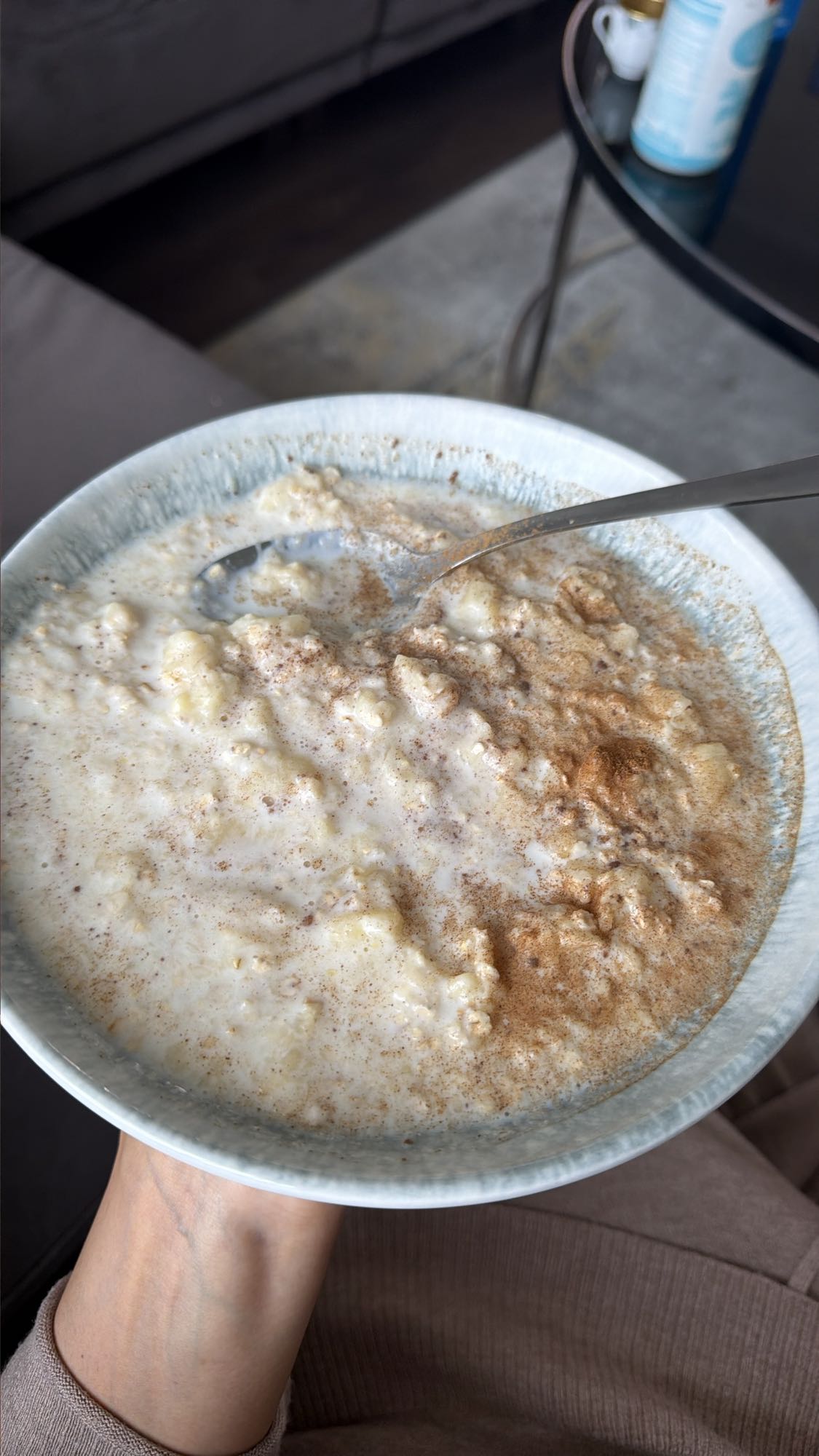 Овсянка с бананом
