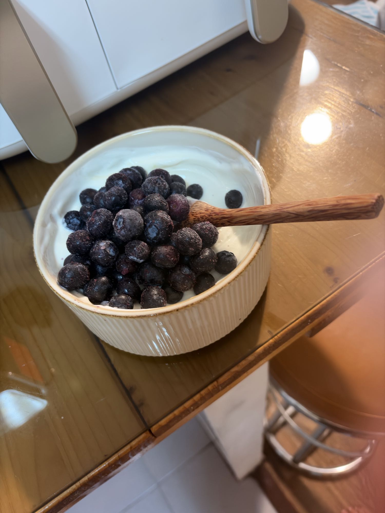Skyr natural cu afine