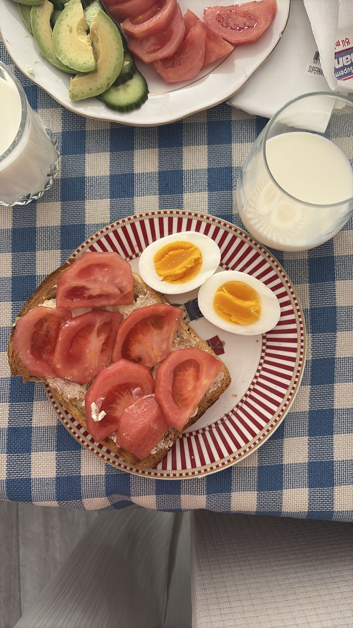 Lower Calorie Egg Toast Breakfast