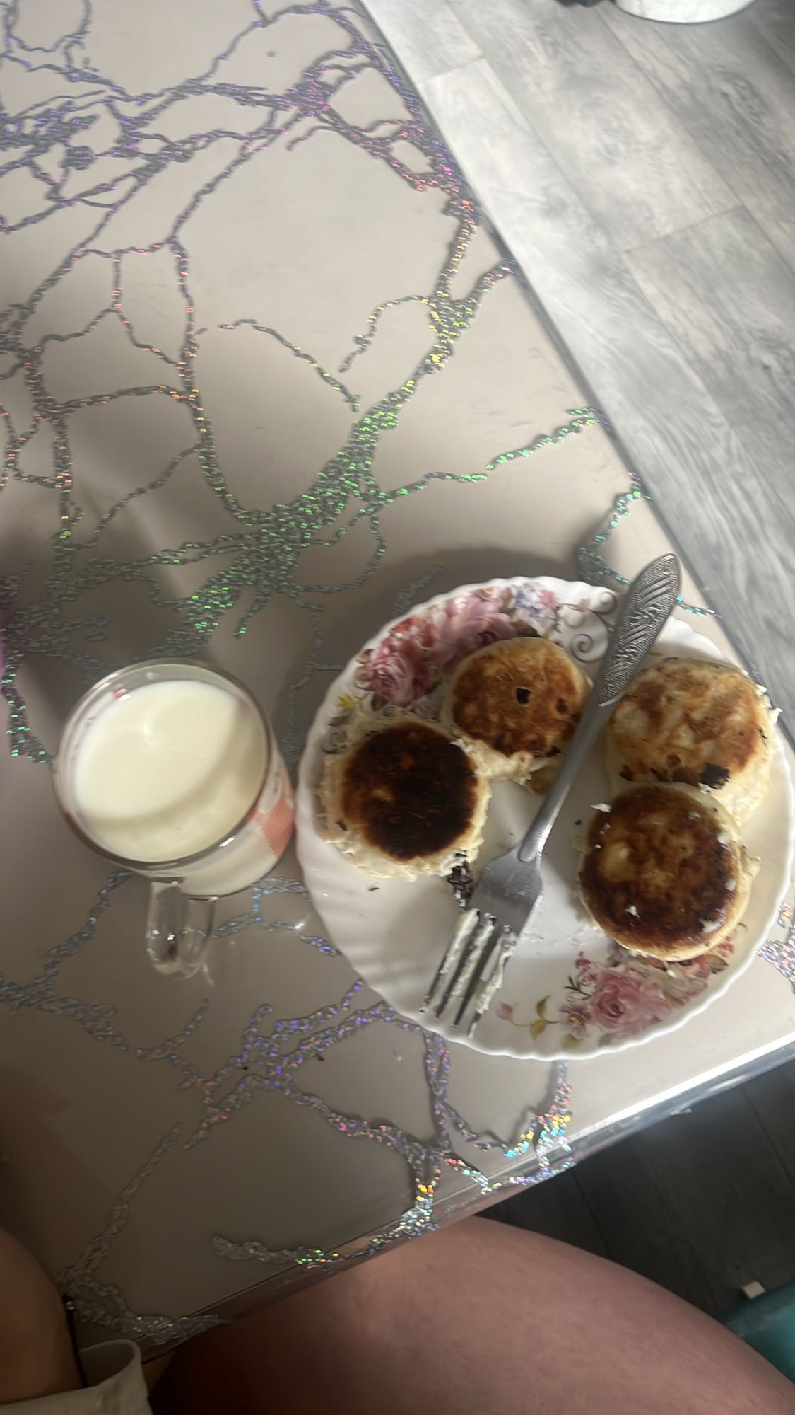 Сырники с молоком