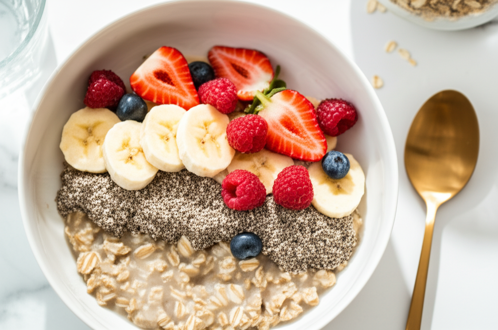 Enerji Dolu Vegan Kahvaltı Kasesi