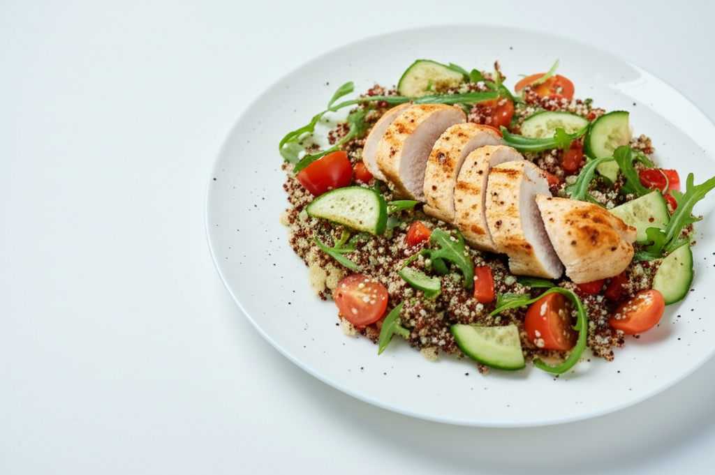 Quinoasallad med Grillad Kyckling