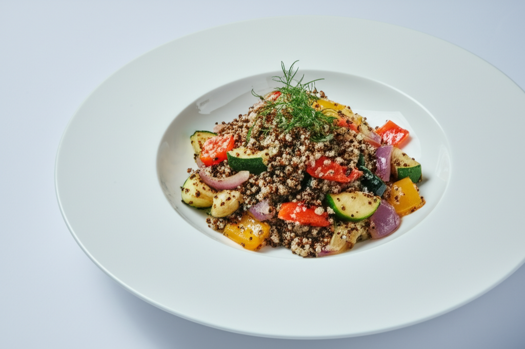 Salade de Quinoa aux Légumes Grillés