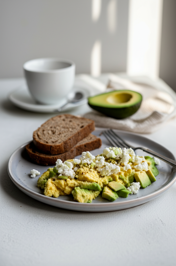 Proteinrik Avokado och Äggröra