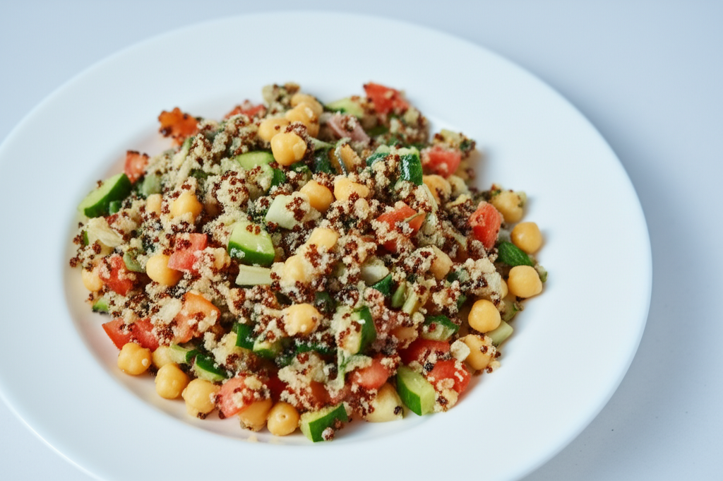 Ensalada de Quinoa y Garbanzos