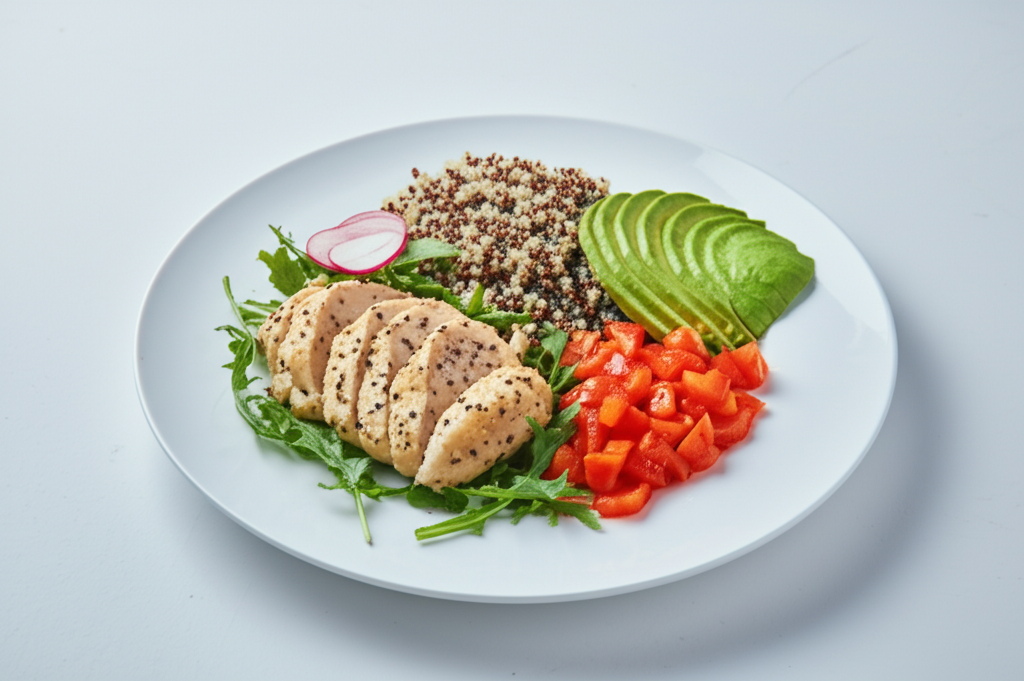 Sałatka z Grillowanym Kurczakiem i Quinoa