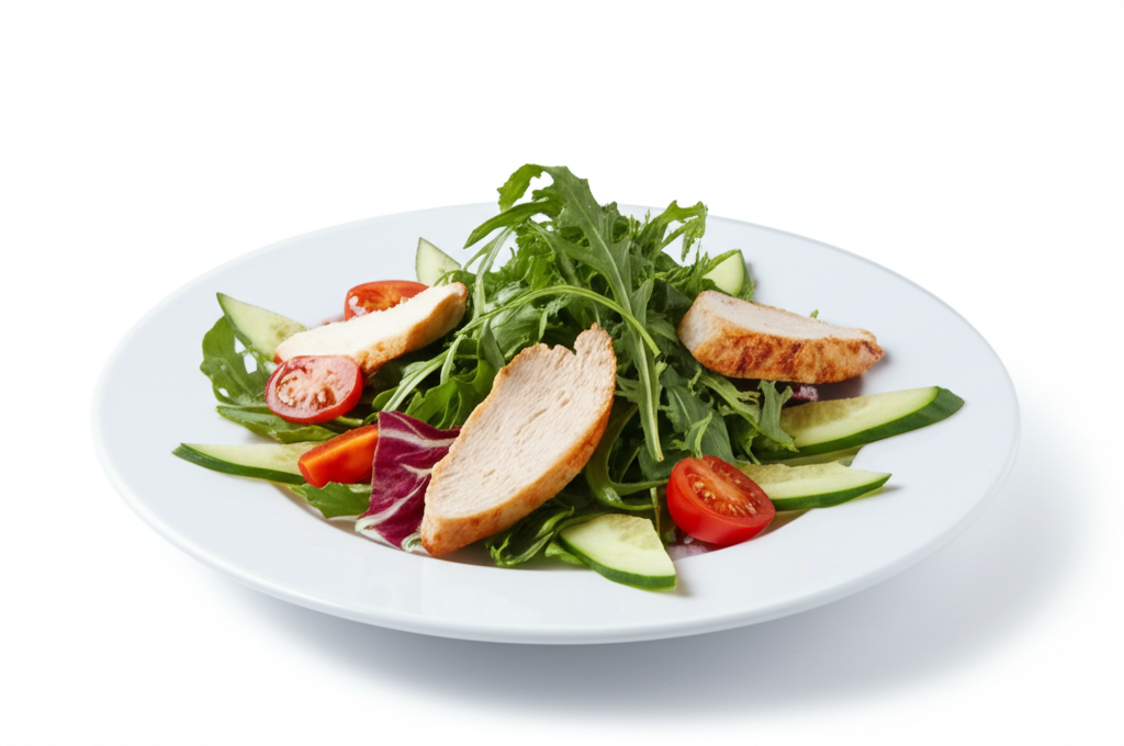 Izgara Tavuklu Sezon Salatası