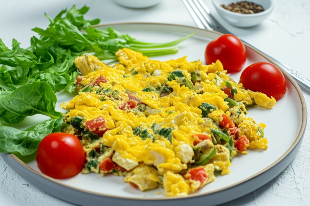 Sebzeli Protein Omlet