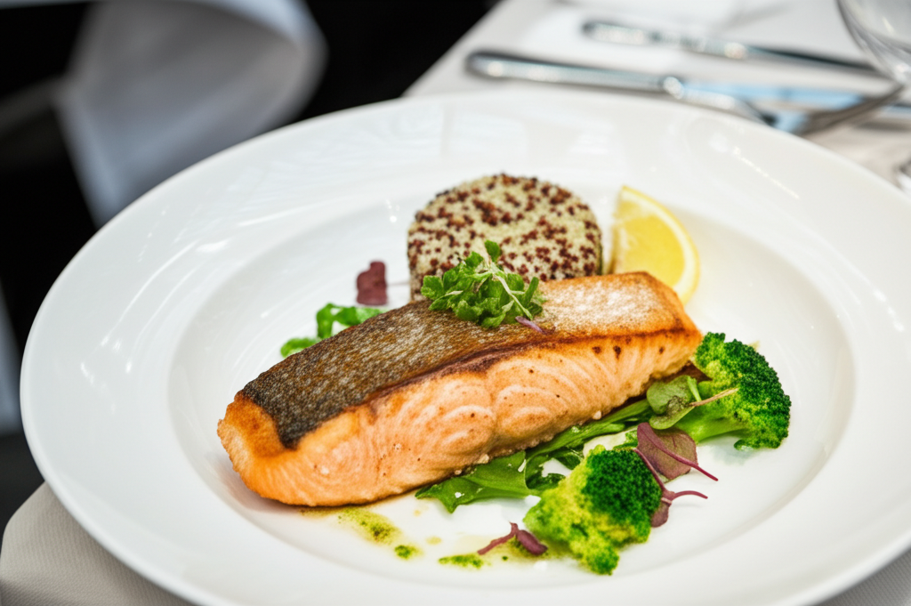 Saumon Grillé au Quinoa et Légumes