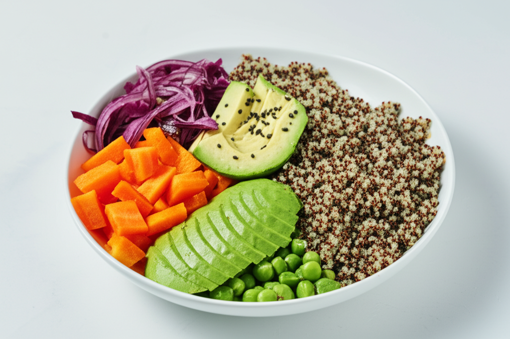 Bowl de Quinoa y Vegetales Asados