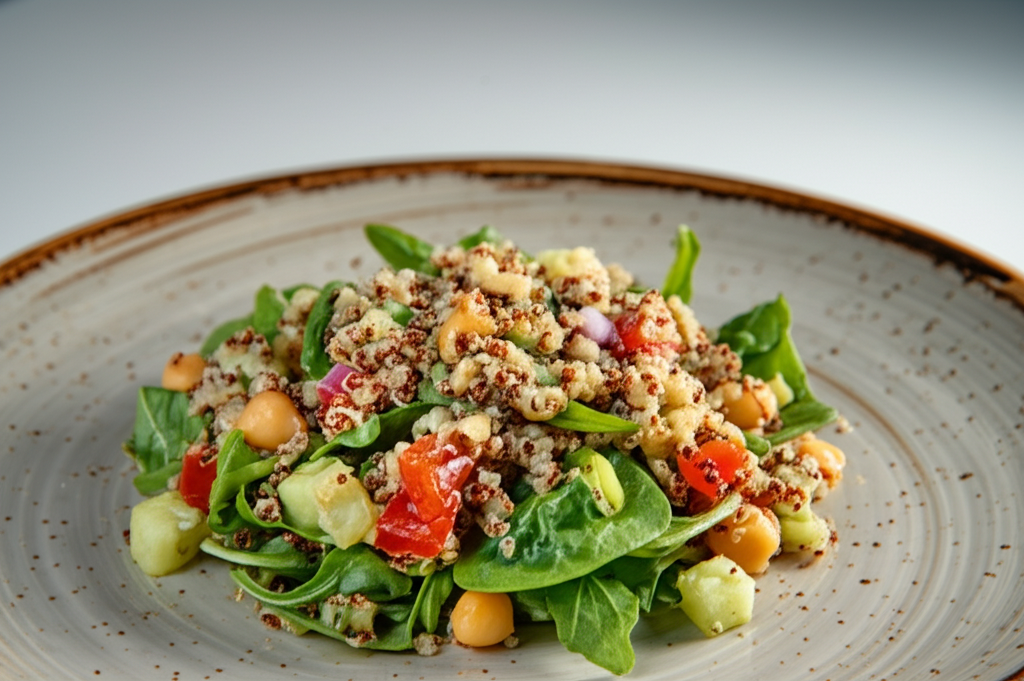 Ensalada de Quinoa y Garbanzos