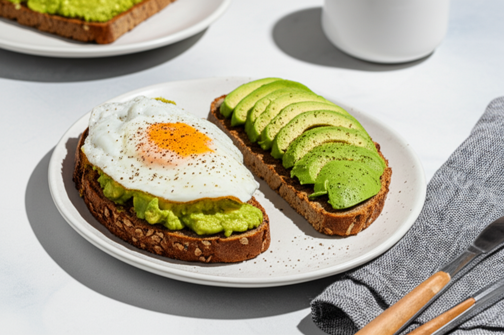 Näringsrik Ägg- och Avokadomacka
