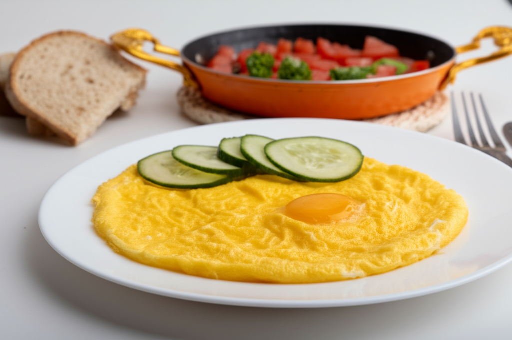 Protein Zengin Klasik Türk Kahvaltısı Omleti