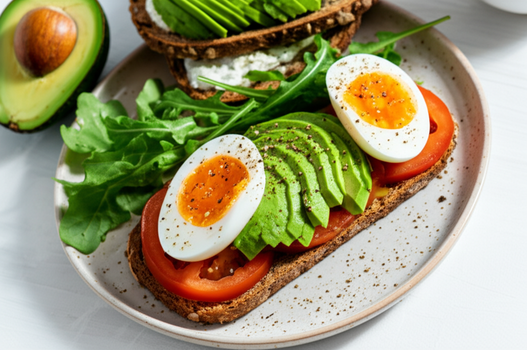 Näringsrik Avokado- och Äggmacka