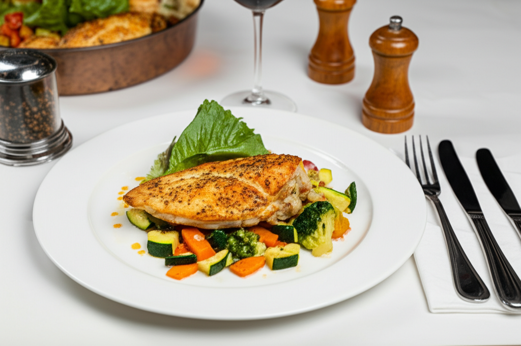 Pieczony Kurczak z Warzywami