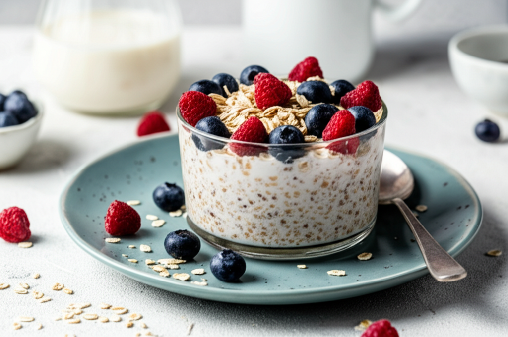Deutsches Power-Overnight-Oats-Frühstück