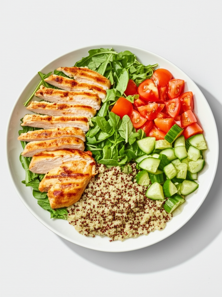 Grilled Chicken Quinoa Bowl