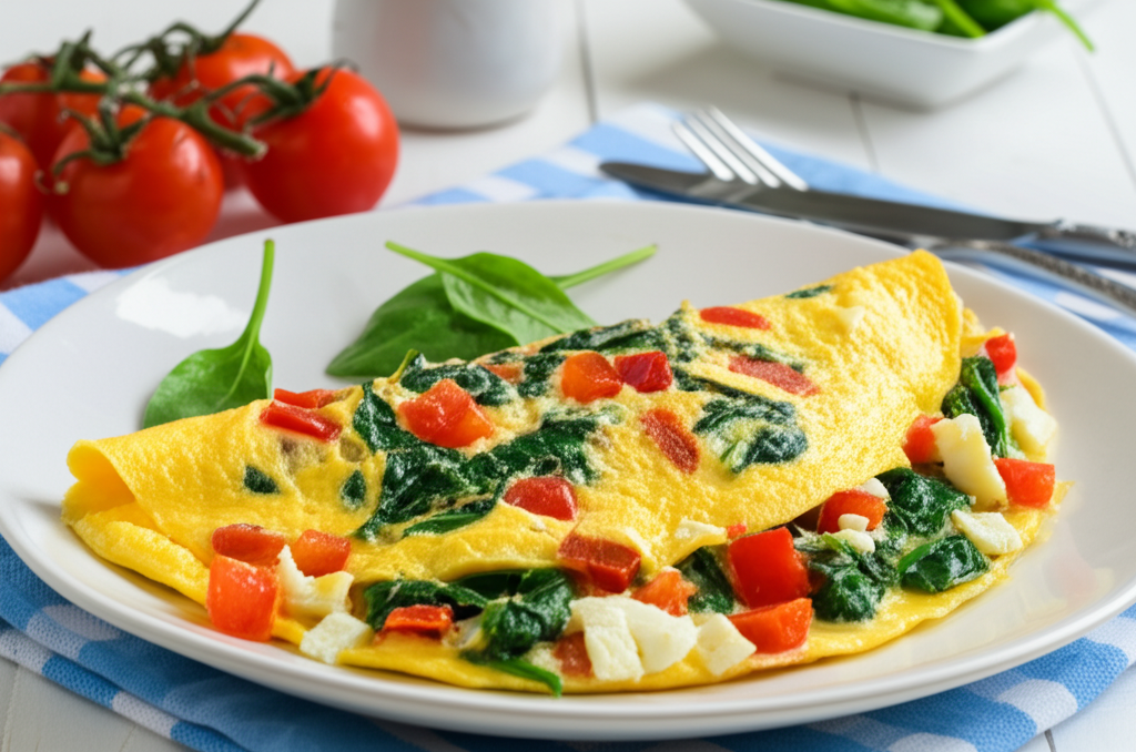 Omelette Énergétique aux Légumes