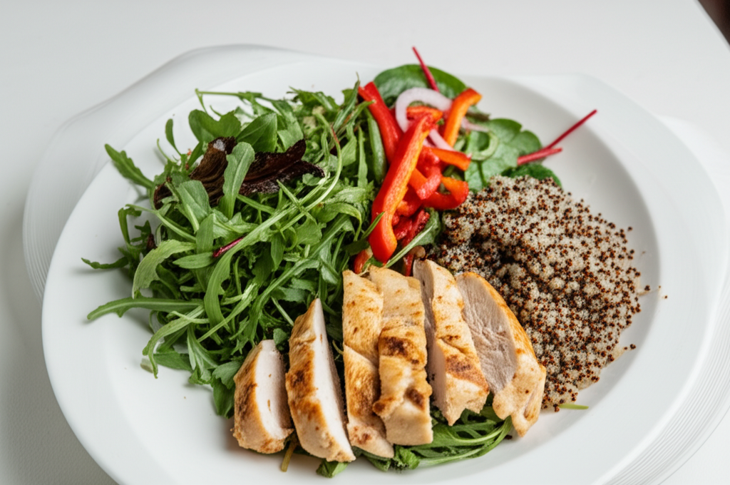 Izgara Tavuk ve Quinoa Salatası