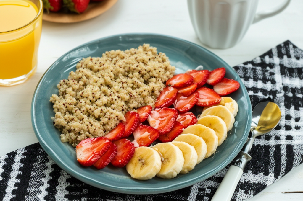 Desayuno Energético de Quinoa y Frutas