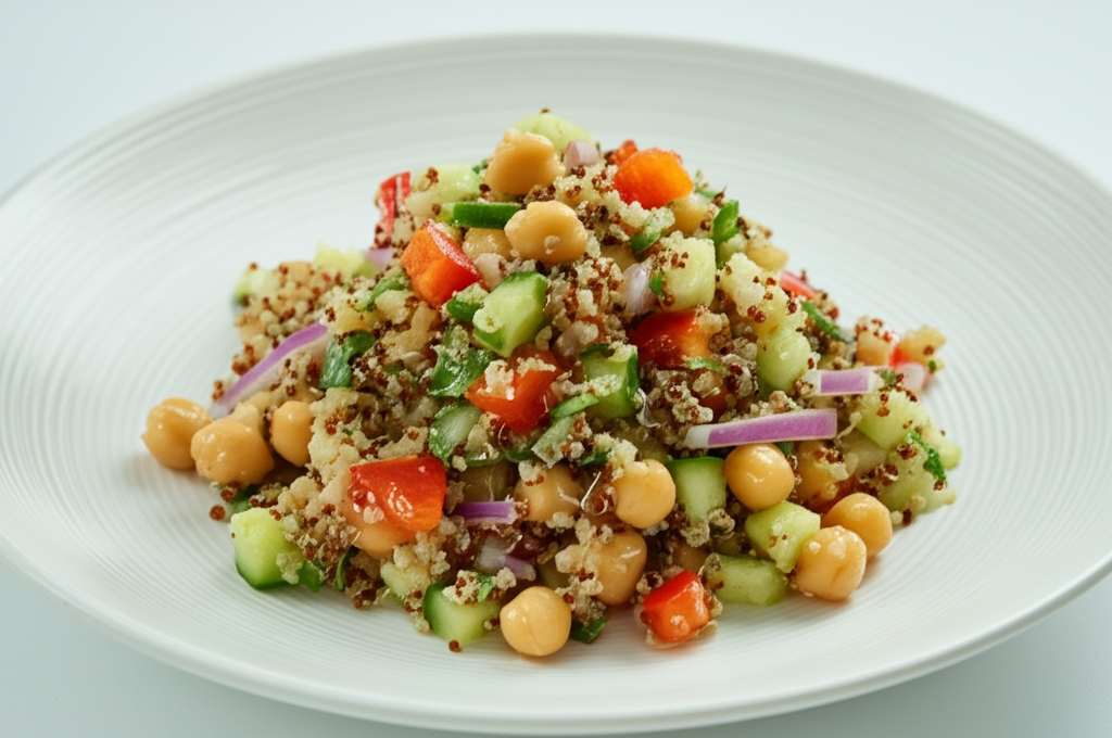 Ensalada de Quinoa y Garbanzos