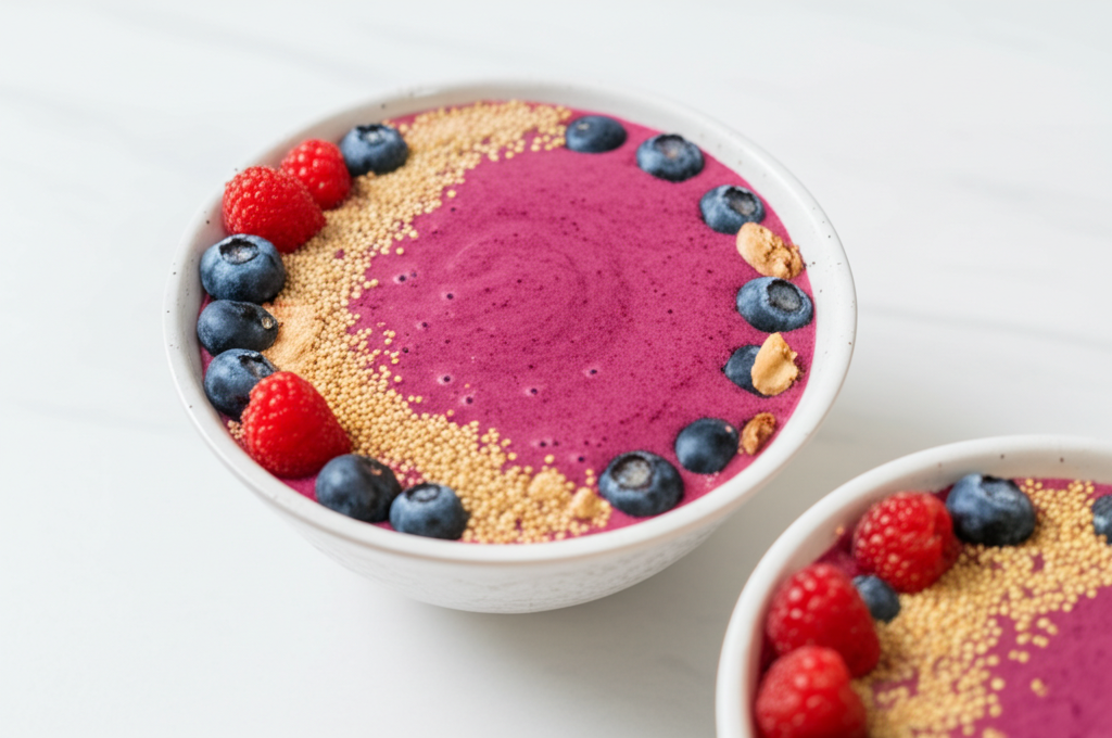 Proteinreicher Beeren-Smoothie