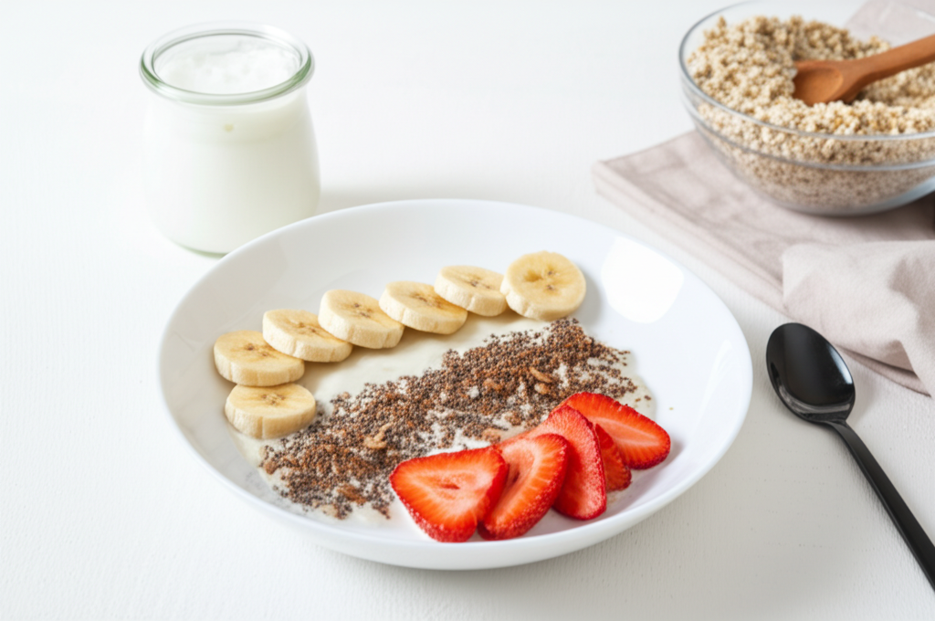 İnce Yulaflı Meyve Kasesi