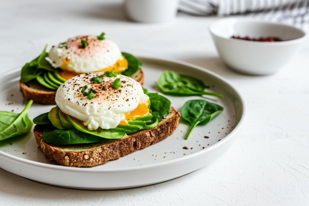 Hälsosam Avokado-Ägg Toast
