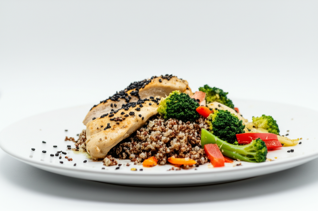 Kyckling- & Grönsakswok med Quinoa