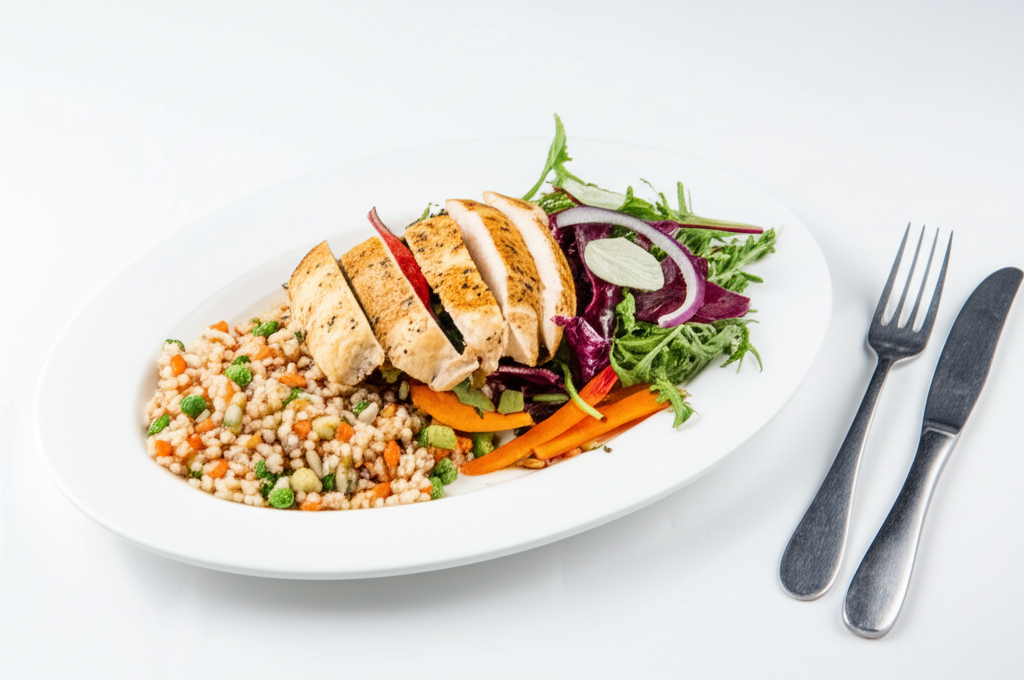 Σπιτικό Κοτόπουλο με Κινόα και Λαχανικά