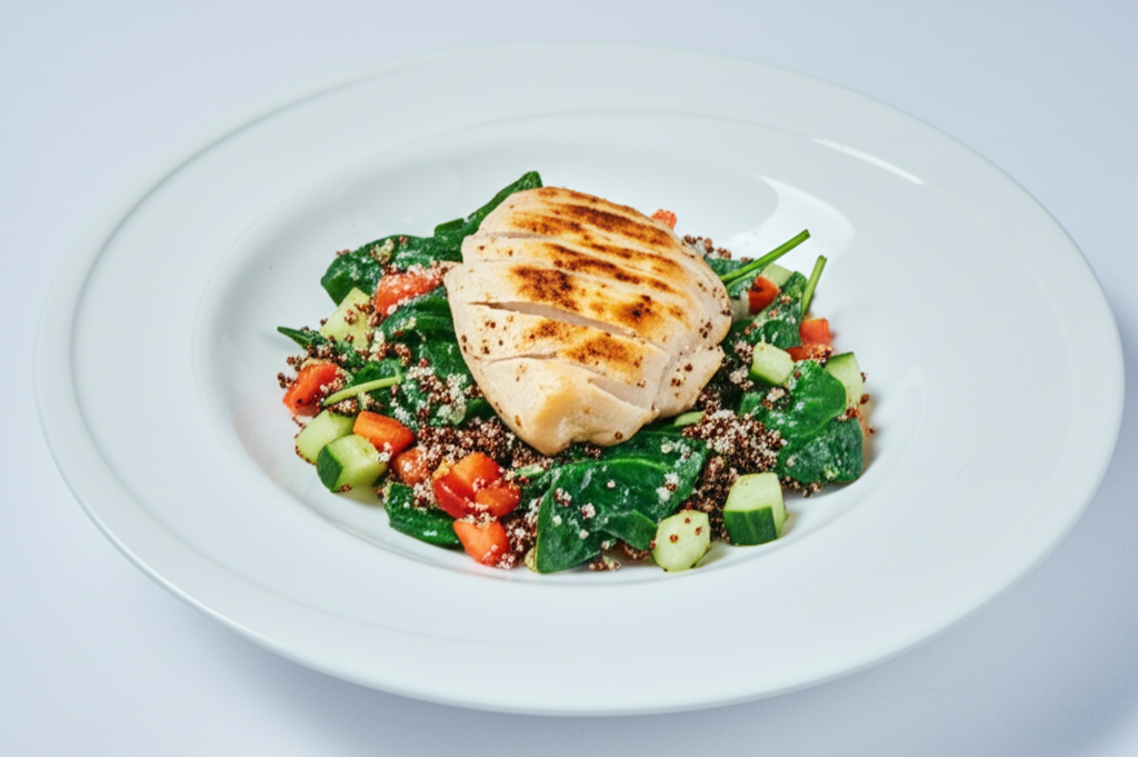 Gegrillter Hähnchen-Quinoa-Salat