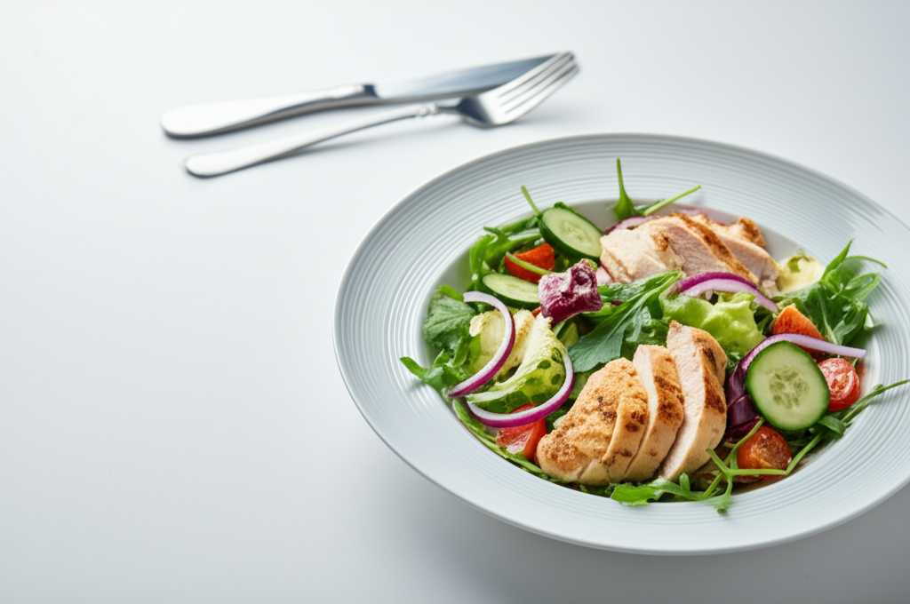 Sałatka z kurczakiem i komosą ryżową