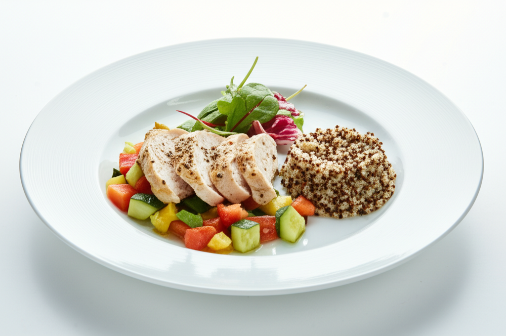 Σαλάτα Κοτόπουλου με Quinoa και Λαχανικά