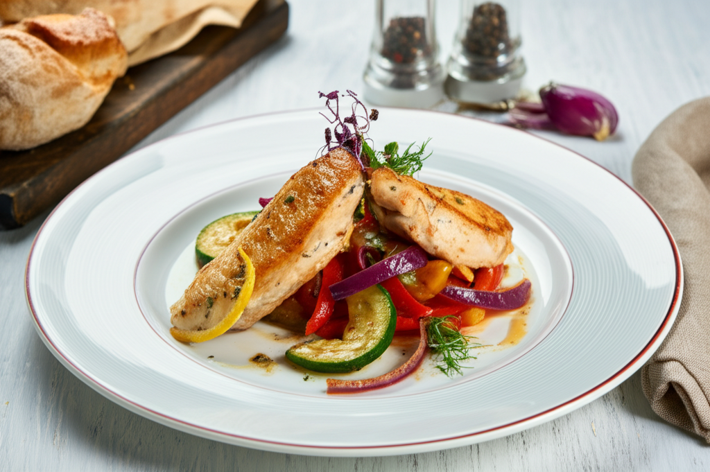 Poulet Provençal Léger aux Légumes