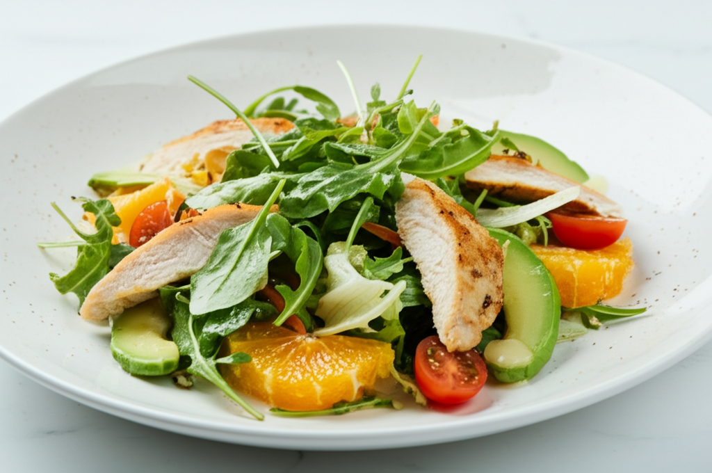 Salade de Poulet aux Agrumes Légère